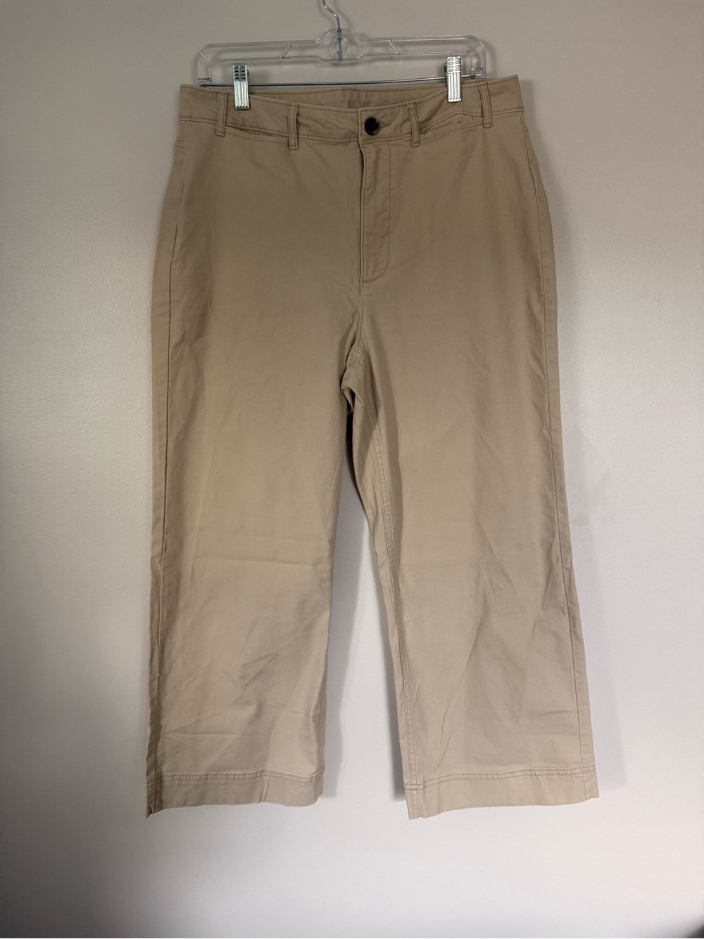 Old Navy Khaki Wide Leg Pants - size 12